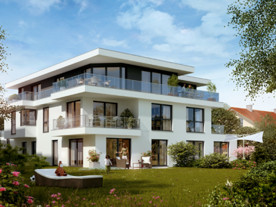 Mehrfamlienhaus Rendering